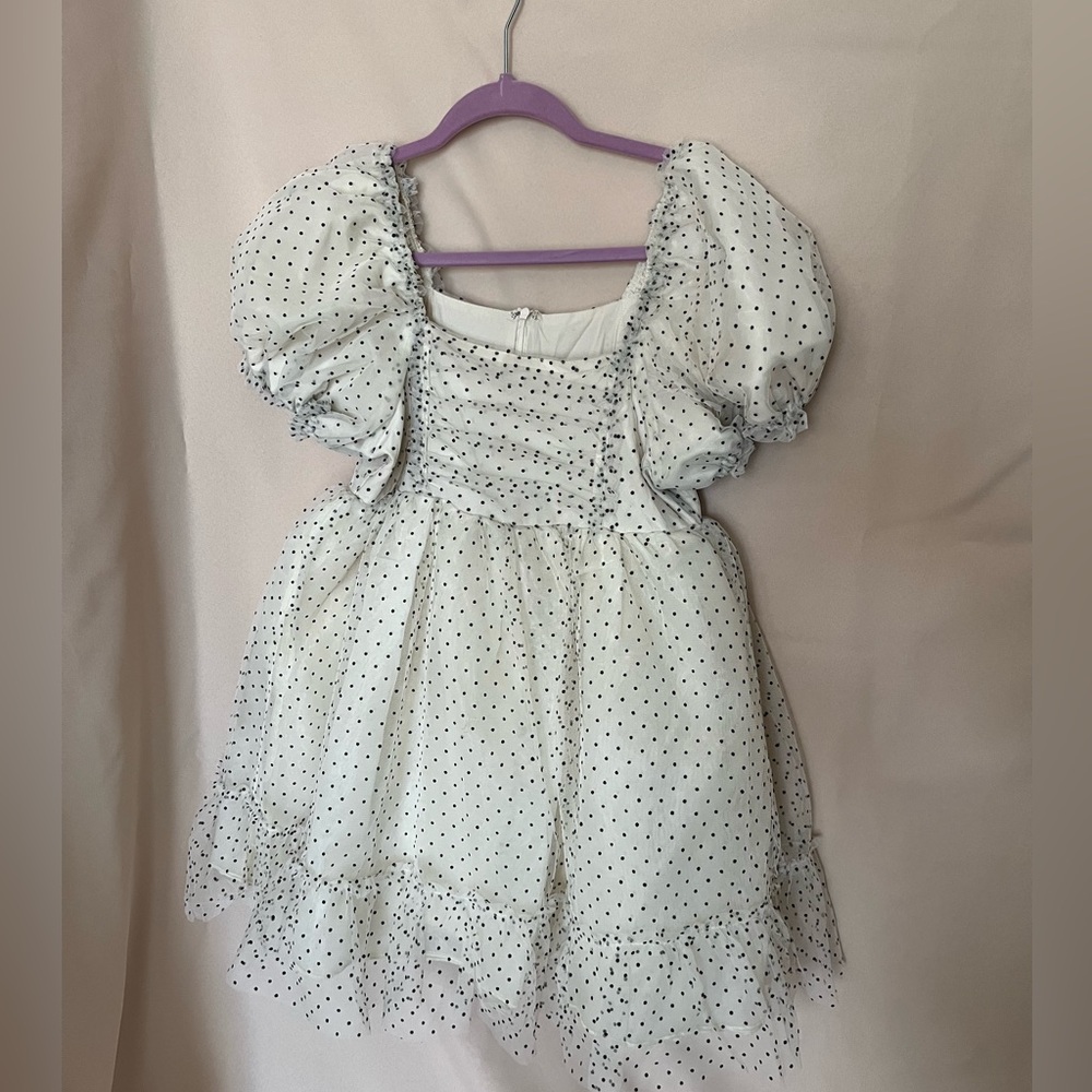 JOYFOLIE Polka Dot Glenn Babydoll Dress - Picture 2 of 14